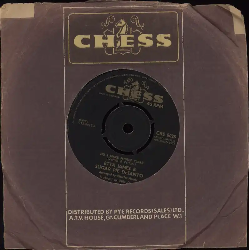 Handmade Etta James Do I Make Myself Clear UK 7" vinyl