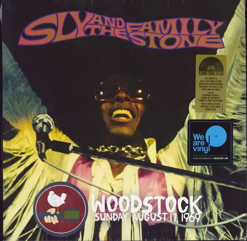 Sly & The Family Stone Woodstock Sunday August 17, 1969 - Sealed UK 3-LP vinyl set Direct From Manufacturer