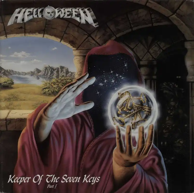 Viral Helloween Keeper Of The Seven Keys - Part I - Blue Vinyl German Vinyl LP