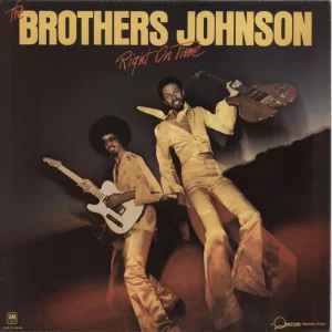 The Brothers Johnson Right On Time + lyrc insert UK Vinyl LP Final Sale