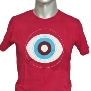 Free Shipping Kasabian 'Eye' T-Shirt - Red M UK T-shirt