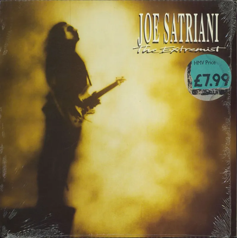 Low Price Joe Satriani The Extremist - Shrink UK Vinyl LP