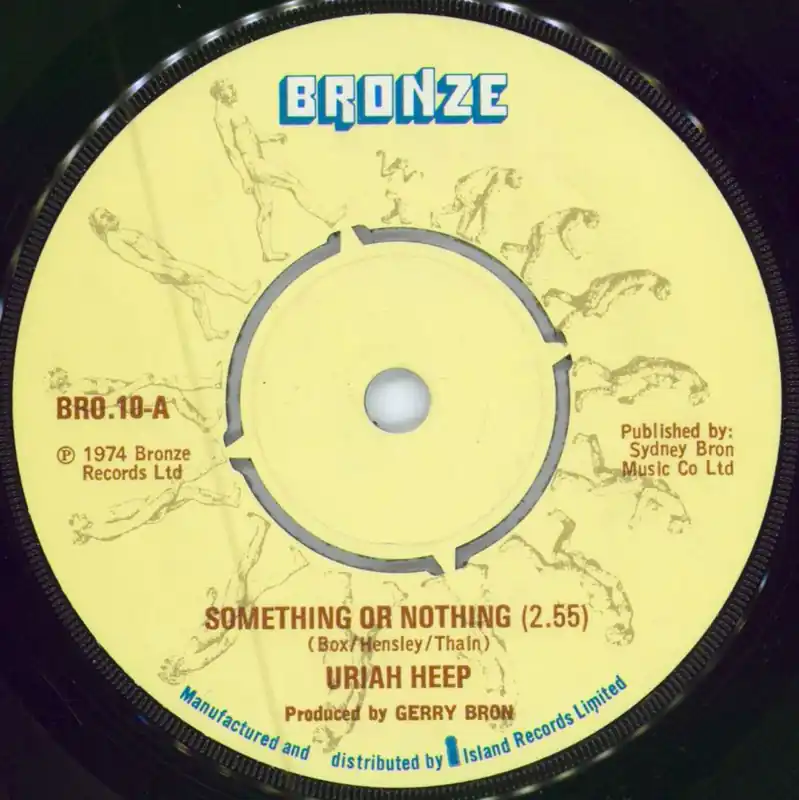Uriah Heep Something Or Nothing UK 7" vinyl Same Day Shipping