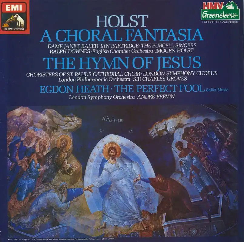 Gustav Holst A Choral Fantasia / The Hymn Of Jesus / The Perfect Fool / Ballet Music: Egdon Heath UK Vinyl LP Wholesale