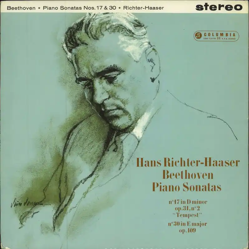 Ludwig Van Beethoven Beethoven: Piano Sonatas Nos.17 & 30 UK Vinyl LP Crafted