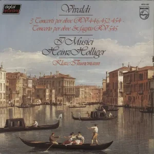 New Arrival Heinz Holliger Vivaldi: 3 Concerti Per Oboe RV 446, 452, 454 / Concerto Per Oboe & Fagotto RV 545 Dutch Vinyl LP