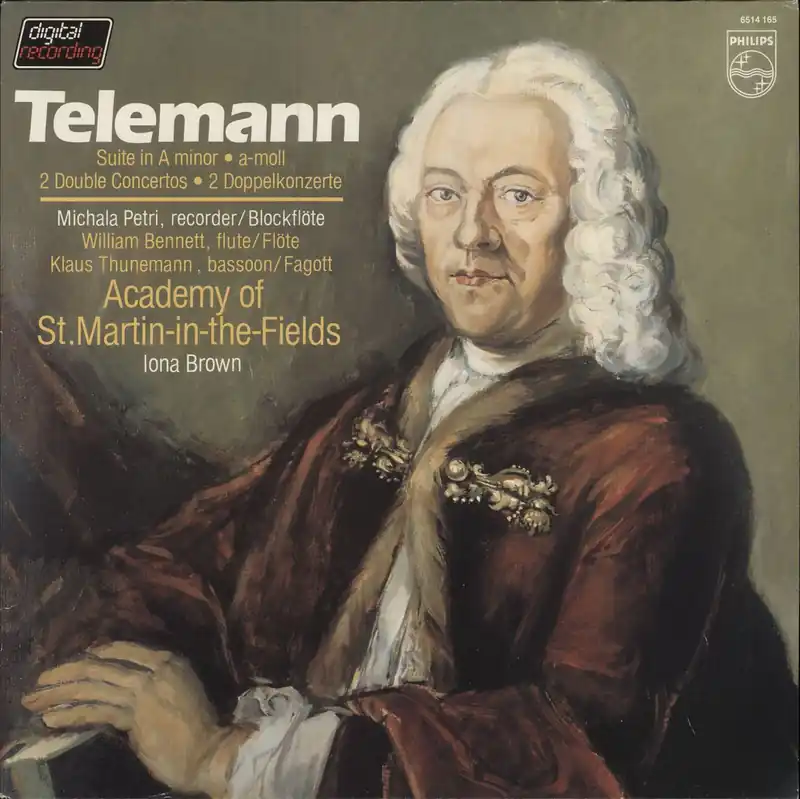 Georg Philipp Telemann Suite In A Minor / 2 Double Concertos Dutch Vinyl LP Premium