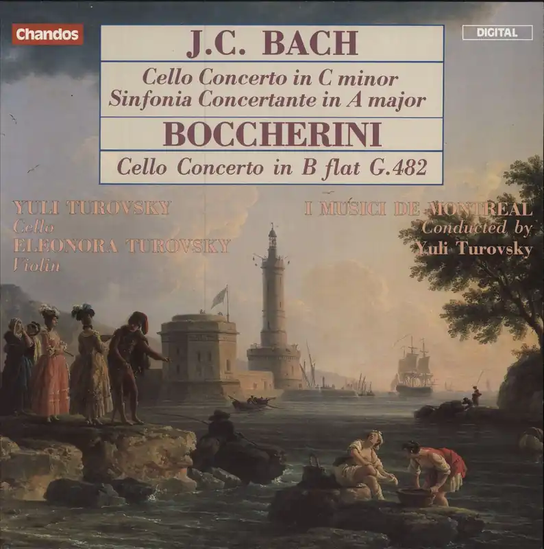 Hot Deal Yuli Turovsky J.C. Bach And Boccherini Cello Concertos German Vinyl LP