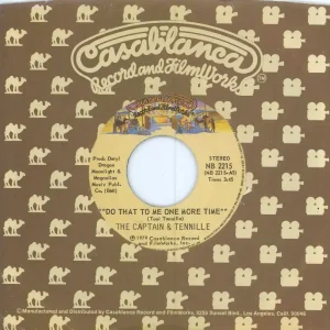 Captain & Tennille Do That To Me One More Time Canadian 7" vinyl Get Yours