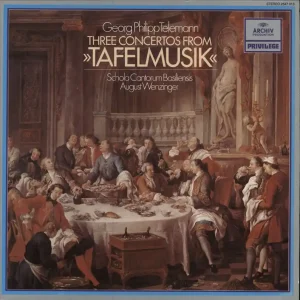 Georg Philipp Telemann Three Concertos From »Tafelmusik« UK Vinyl LP Factory Price