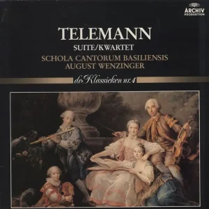 Final Sale Georg Philipp Telemann Suite / Kwartet German Vinyl LP