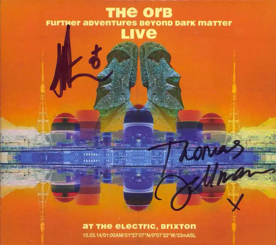 The Orb Further Adventures Beyond Dark Matter Live - Autographed UK 3-disc CD/DVD Set Best Price