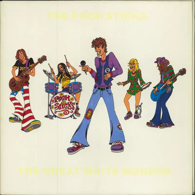Discount Pooh Sticks The Great White Wonder - Yellow print labels UK Vinyl LP
