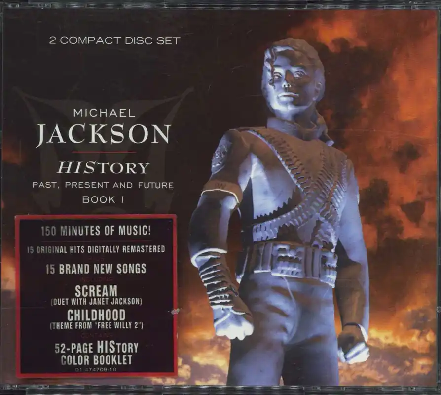 Michael Jackson History Past, Present And Future Austrian 2-CD album set Price Drop