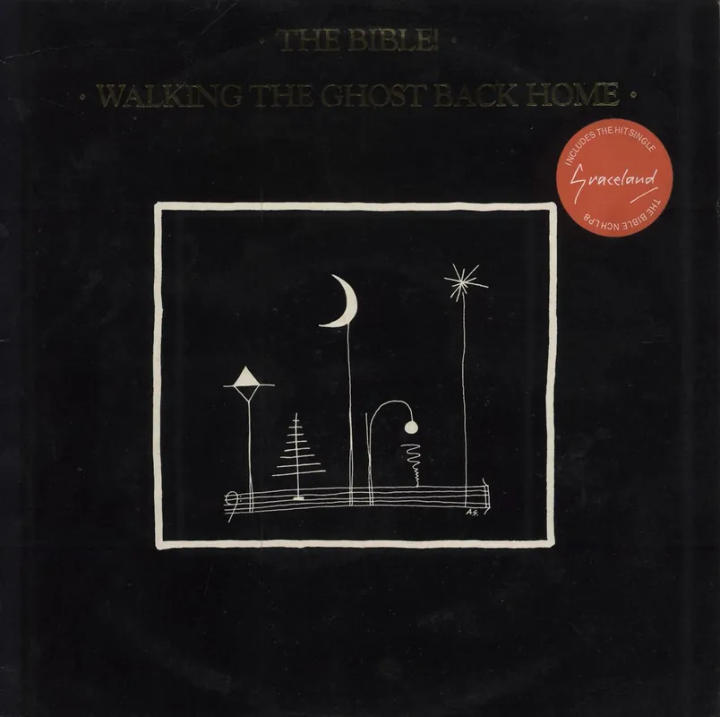Luxury The Bible Walking The Ghost Back Home - Hype Stickered Sleeve UK Vinyl LP