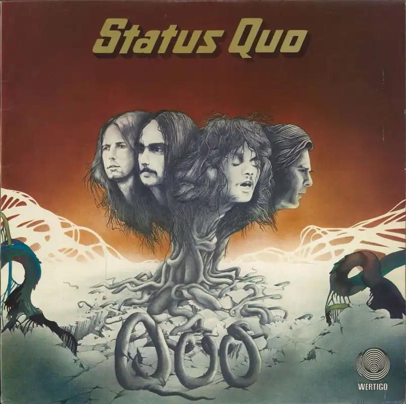 Instant Buy Status Quo Quo + Poster - EX - Deletion hole UK Vinyl LP