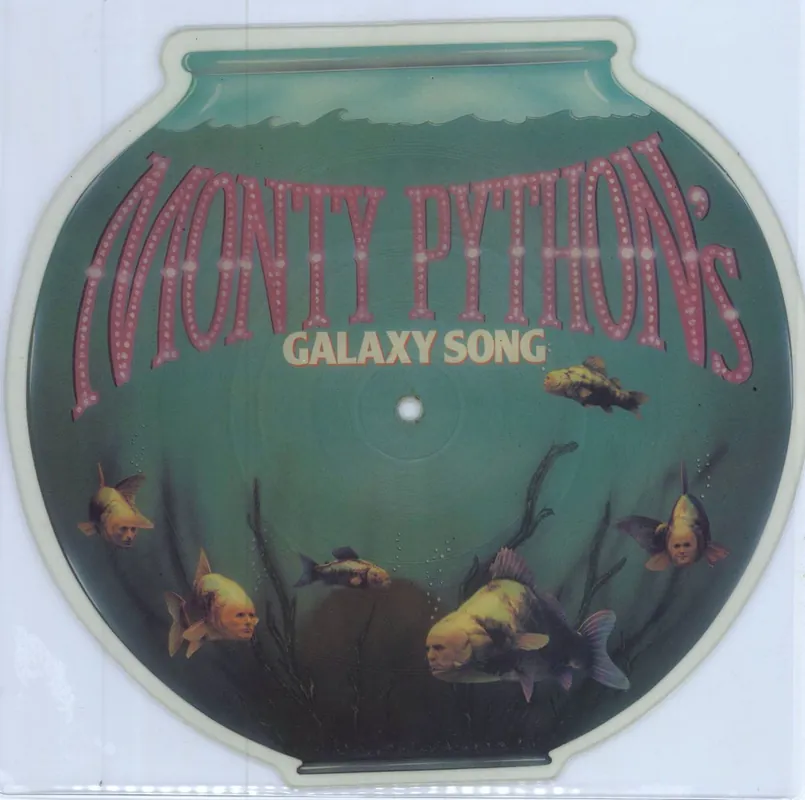 Monty Python Galaxy Song - EX UK Shaped picture disc Trusted Brand