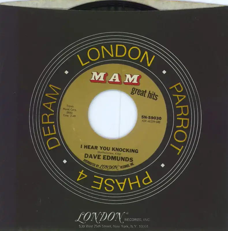 While Supplies Last Dave Edmunds I Hear You Knocking US 7" vinyl