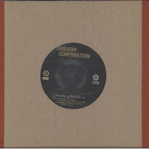 Thievery Corporation Shaolin Satellite UK 7" vinyl Trusted Brand