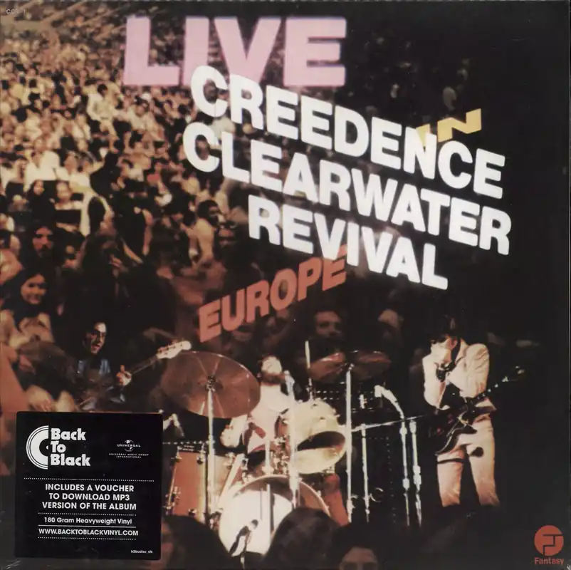 Modern Creedence Clearwater Revival Live In Europe - 180g + Hype Sticker - Sealed Dutch 2-LP vinyl set