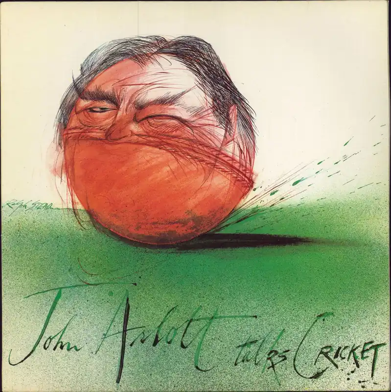 John Arlott John Arlott Talks Cricket - Autographed UK Vinyl LP One Day Deal
