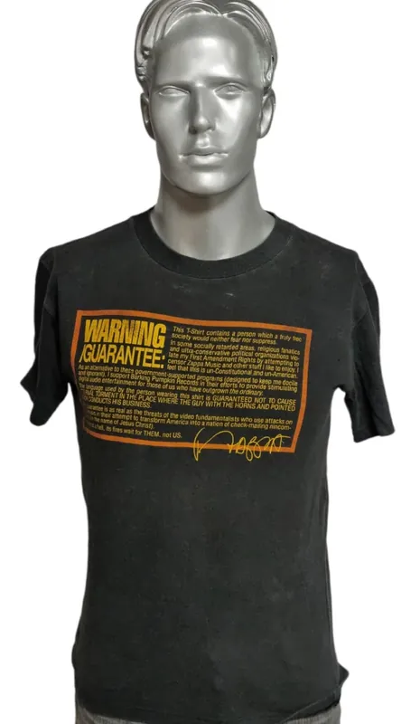 Warranty Included Frank Zappa Them Or Us UK T-shirt