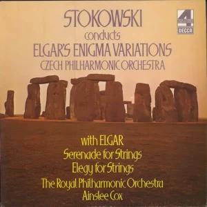 Fast Shipping Edward Elgar Elgar: Enigma Variations / Serenade For Strings / Elegy For Strings UK Vinyl LP