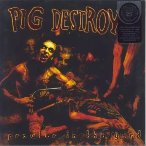 Pig Destroyer Prowler In The Yard - Blue/Pink Merge w/ Yellow Splatter Colored Vinyl US Vinyl LP Best Choice