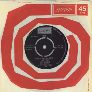 Roy Orbison (Love Me Like You Did It) Last Night UK 7" vinyl Today Only