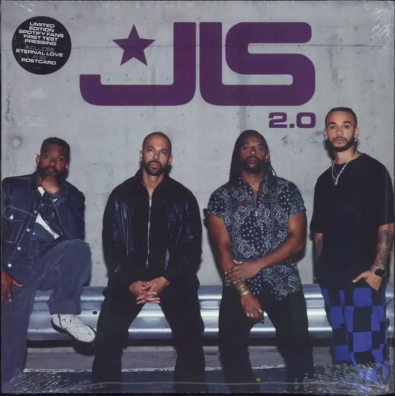 JLS 2.0 (Two Point Zero) - Red Vinyl Test Pressing + Autographed Print UK Promo Tour pass Limited Offer