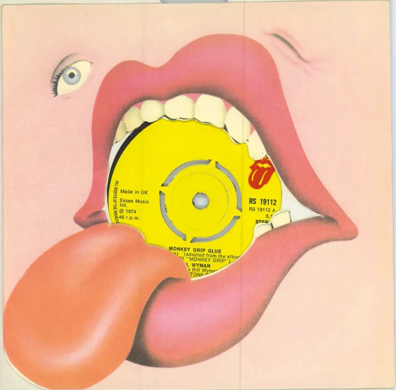 Bill Wyman Monkey Grip Glue - 4pr UK 7" vinyl Top Pick