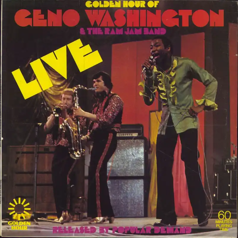 Geno Washington Golden Hour Of Geno Washington & The The Ram Jam Band Live UK Vinyl LP Holiday Sale