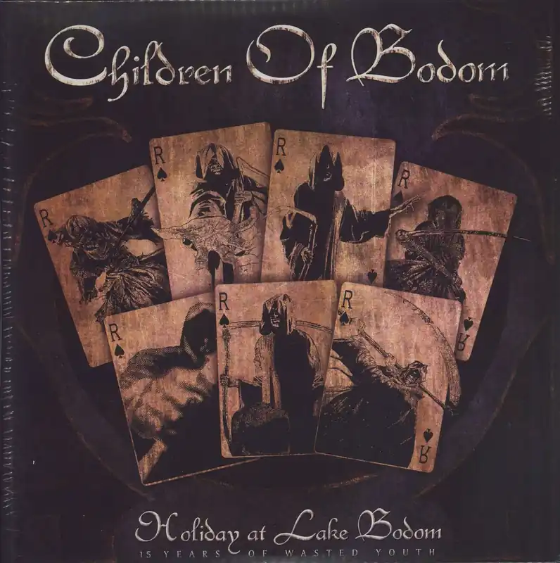 Free Returns Children Of Bodom Holiday At Lake Bodom: 15 Years Of Wasted Youth - Red Vinyl - Sealed UK 2-LP vinyl set