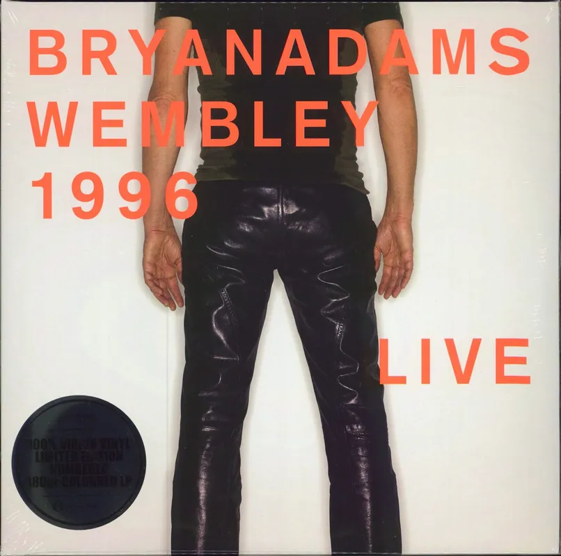 Buy Direct Bryan Adams Wembley 1996 Live - 180gm White Vinyl + Numbered - Sealed German 3-LP vinyl set