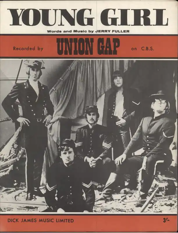 Professional Grade Gary Puckett Young Girl UK Sheet music