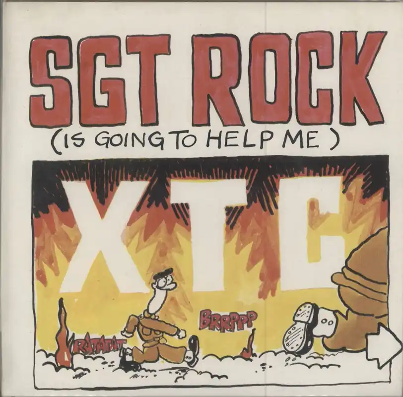Limited Offer XTC Sgt Rock (Is Going To Help Me) - Poster Sleeve UK 7" vinyl