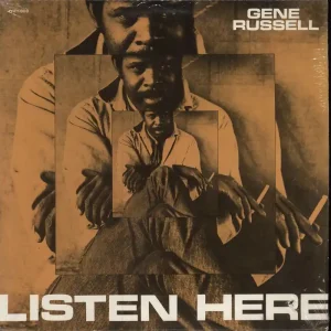 Gene Russell Listen Here UK Vinyl LP Clearance
