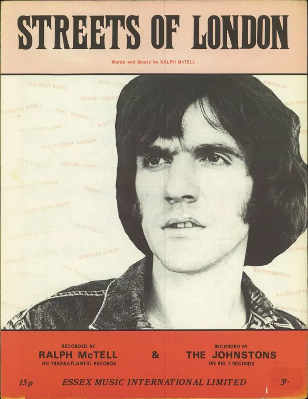 Latest Ralph McTell Streets Of London UK Sheet music