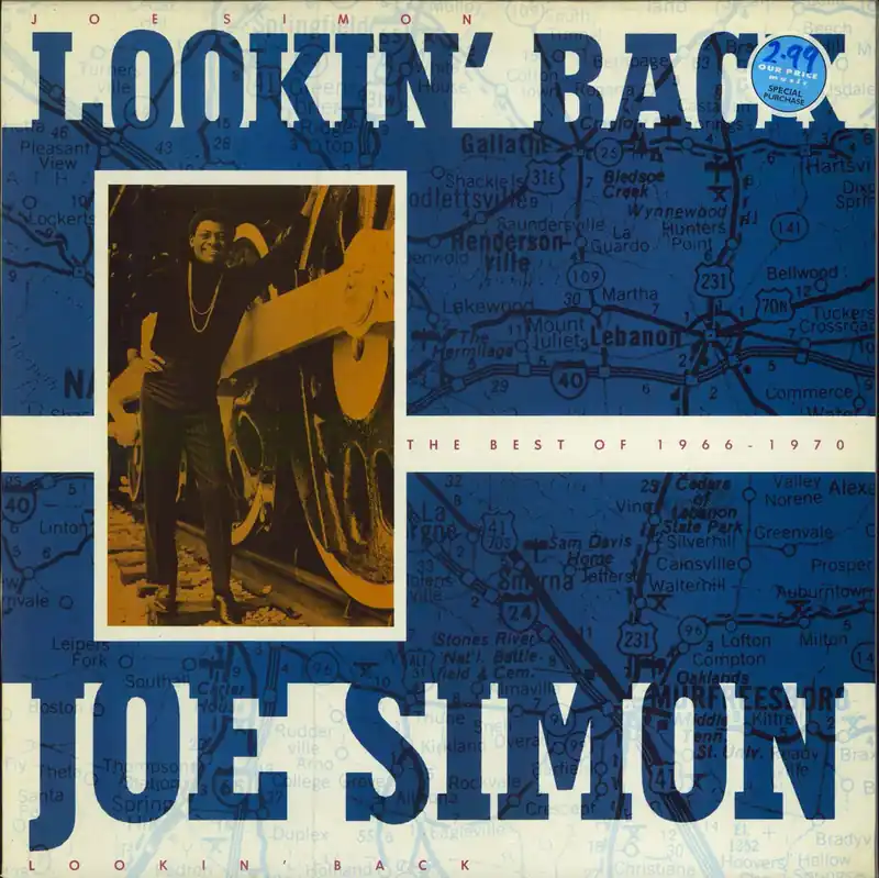 Best Seller Joe Simon Lookin' Back UK Vinyl LP