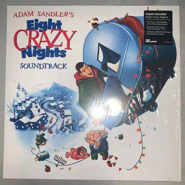 Adam Sandler's Eight Crazy Nights: Soundtrack (VMP Blue in Whitey Vinyl) - New Vinyl Next Day Delivery