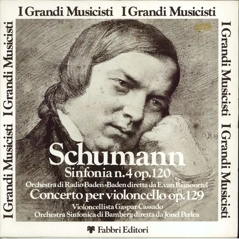 Hot Picks Robert Schumann Sinfonia N.4 Op.120 / Concerto Per Violoncello Op. 129 Italian Vinyl LP