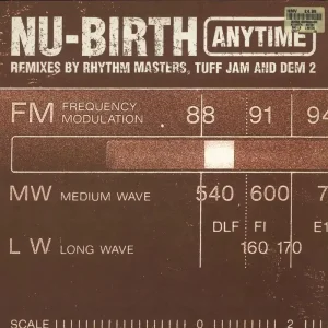 Popular Nu-Birth Anytime UK 12" vinyl