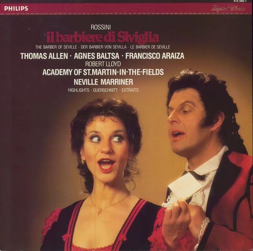 Modern Gioacchino Rossini Il Barbiere Di Siviglia Dutch Vinyl LP