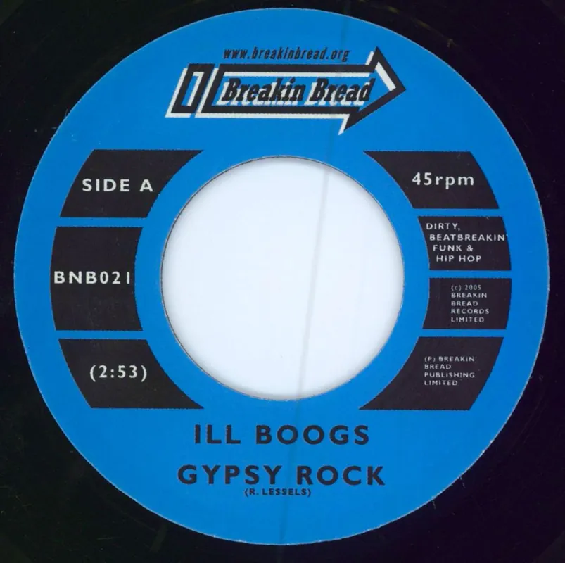 Ill Boogs Gypsy Rock / The Grump UK 7" vinyl Time-Limited