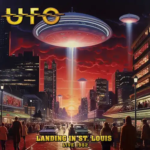 While Supplies Last UFO - Landing In St. Louis - 2 LP Gold Vinyl