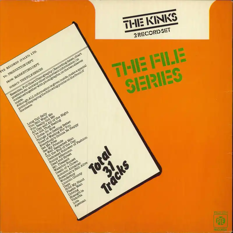 Last Chance The Kinks The File Series UK 2-LP vinyl set