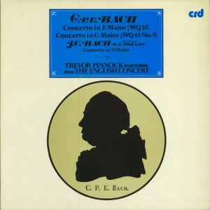 The English Concert C.P.E. Bach: Concerto In E Major & G Major / J.C. Bach: Concerto In D Major UK Vinyl LP Shop Now