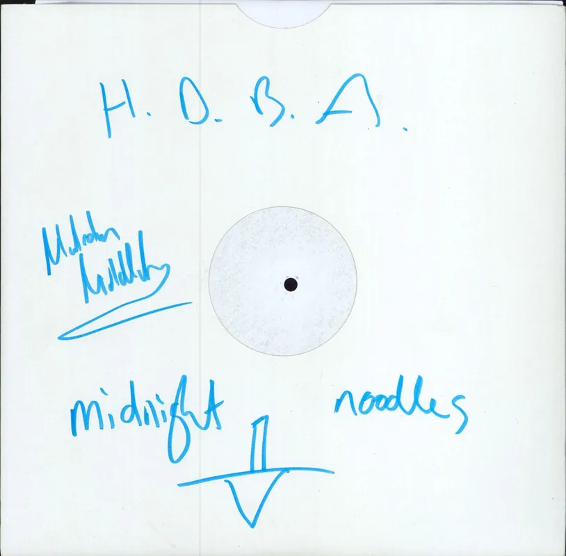 Human Don't Be Angry Midnight Noodles EP - White Label - Autographed UK Promo 12" vinyl Time-Limited
