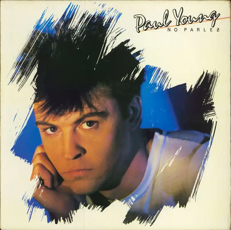 Sale Paul Young No Parlez - Gold promo stamped US Vinyl LP