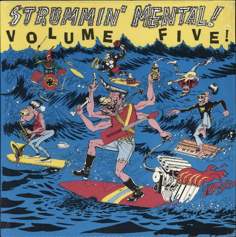 Express Delivery Various-50s/Rock & Roll/Rockabilly Strummin' Mental! Volume Five! UK Vinyl LP